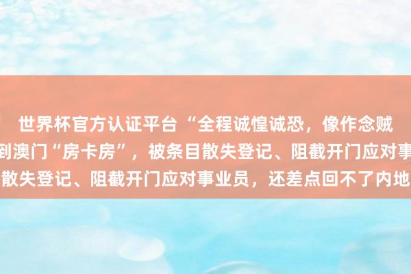 世界杯官方認證平臺 “全程誠惶誠恐，像作念賊雷同”，搭客在飛