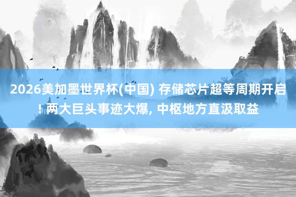 2026美加墨世界杯(中國) 存儲芯片超等周期開啟! 兩大巨