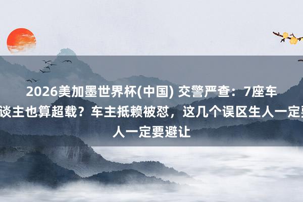 2026美加墨世界杯(中國) 交警嚴查：7座車拉7東談主也算