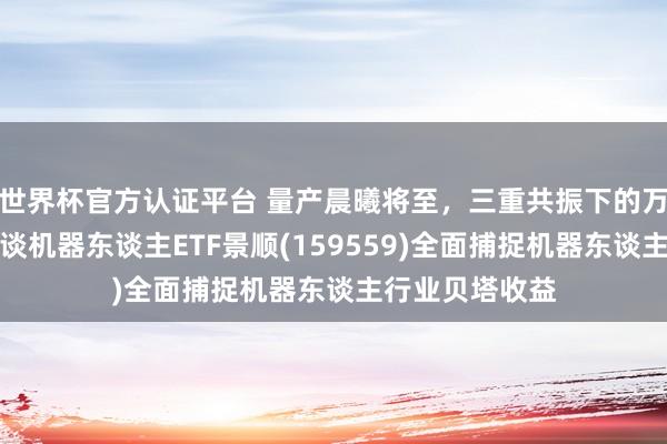 世界杯官方認證平臺 量產晨曦將至，三重共振下的萬億級賽談！借